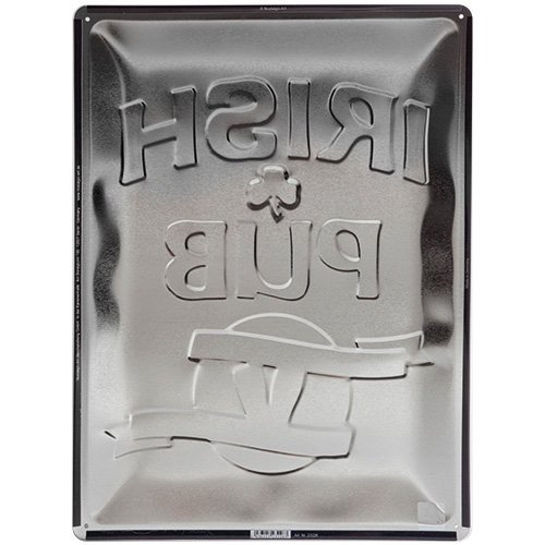 Nostalgic-Art 23226 Open Bar Irish Pub, Blechschild, 30 x 40 cm - 2