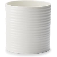 Portmeirion Sucre Enrobé Sophie Conran - Sucrier Couvert Blanc En Porcelaine Fine 11 Oz