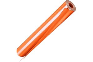 Artcut Naranja Vinilo Textil Termoadhesivo 30.5x300cm, HTV Vinilo Textil, Vinilo Termoadhesivo Textil, FáCil de Cortar