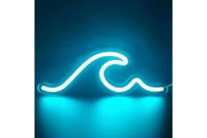 Raaxola LED enseignes au néon vague lumières décoratives maison fête mur Art décor lampes vacances cadeau luminosité réglable USB