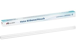 Mellbree Tubo de silicona Voice para terapia vocal y entrenamiento vocal – Ideal para logopeda, rehabilitación del habla y cuidado profesional de la voz (transparente, solo 1 tubo de silicona)