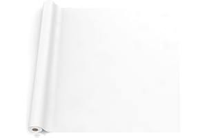 ANRO Tovaglia cerata, lavabile, da giardino, per interni ed esterni, 100 x 140 cm, con bordo tagliato, colore bianco