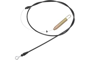 CHICIRIS Linka Sprzęgająca Pokładu Kosiarki, Kompatybilna z Ciągnikiem Kosiarki 100 300 Series, Linka Sprzęgła Pokładu, GY21106 GY20156, Dla Małych Gospodarstw, Użytkownicy Ogrodów, Farmy, Przemysł Rolny