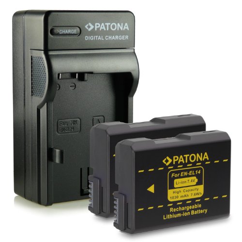 PATONA Chargeur 2x Batterie EN-EL14 pour Nikon D3100 D3200 D5100 D5200 P7000 P7100 P7700 reviews PATONA Chargeur 2x Batterie EN-EL14 pour Nikon D3100 D3200 D5100 D5200 P7000 P7100 P7700
