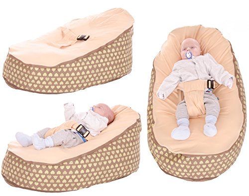 Pouf pour bébé par lilypod Royaume-Uni - Fauteuil en Neutre Rembourrage Inclus Motif cur