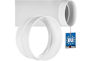 KOTARBAU® Raccordo per tubo di ventilazione condotto rotondo Ø 125 mm