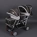 Exclusive Tandem - Twin Pram brown - BambinoWorld