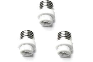 Fineled Adattatore porta lampada da E27 a G9, convertitore lampadina a base LED, confezione da 3