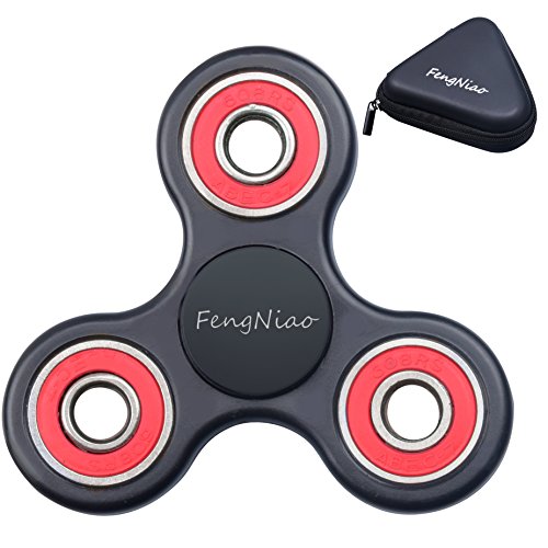 Tri-Spinner Fidget Toy 3D Printing Ceramic with Premium Quality EDC Focus Toy for Kids & Adults (Black&Red) Tri-Spinner Fidget Toy 3D Printing Ceramic with Premium Quality EDC Focus Toy for Kids & Adults (Black&Red)