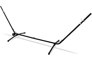 AMANKA 335x100 Soporte para Hamacas con Ruedas - 120kg Soporte Hamaca Colgante Doble Soporte Hamaca Plegable Soporte Amacas Colgantes Estructura Hamaca Soporte para Amaca Colgante Soporte Hamaca Suelo