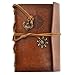Produktbild ultnice Retro Vintage Anchor PU loseblattwerken Notebook mit 85 Blatt Notizblock Reise Tagebuch Diary Book Jotter braun
