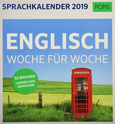 PONS Sprachkalender 2019: Englisch Woche für Woche