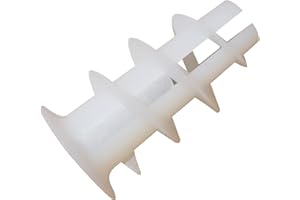 AERZETIX - Juego de 100 - Tacos para placas de cartón yeso de atornillar - Ø13x25mm en nylon - fijación en panel de yeso - C48674