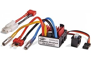 Carson 500906264 Fahrregler Dragster Brushed 70A - Zubehör für RC Modelle, Zubehör für ferngesteuerte Modelle, Tuningteil, Ersatzteil für RC Fahrzeuge