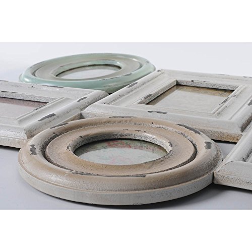 HAB & GUT (FR006) Bilderrahmen 5er Set Shabby Chic Landhausstil - 4