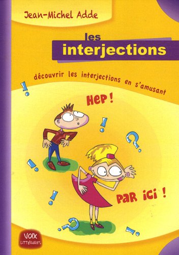 couverture de : Les interjections