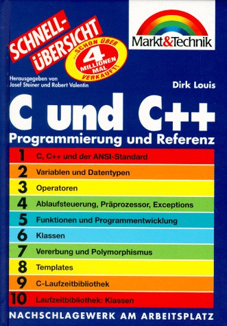 C u. C++ Programmierung u. Referenz Schnellübersicht: Das perfekte Nachschlagewerk für den täglichen Einsatz (Schnellübersichten)