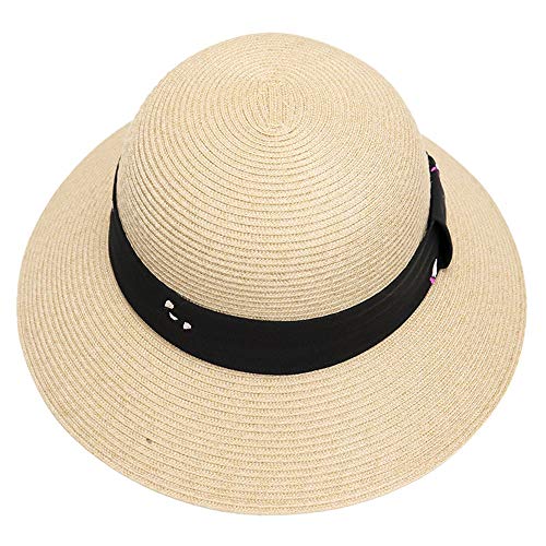 Preisvergleich Produktbild GHYSTORM Damen-Frühlingsommer-Strand-Sonnensc... 56-58cm, beige