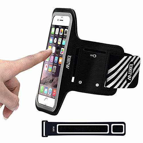 EOTW Brazalete Deportivo para iPhone Sumsang Huawei BQ  Negro Brazalete para 4 7pulgadas Universal 