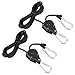 Produktbild Fdit 2er 1/8 Inch Hanger Riemenscheibe Seil zum Hängen wachsen Zelt Zimmer Pflanze wachsen Lampe Fan schwarz