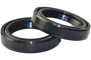 AHL Motorrad 37 x 49 x 8 mm Gabelsimmerringe/Gabeldichtringe/Dichtungssatz 1 Paar kompatibel mit Suzuki GS500 1989-2002