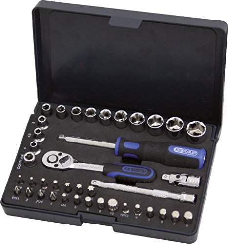 KS Tools 918.0640 1/4″ CHROMEplus® Steckschlüssel-Satz, 40-tlg. - 2