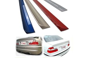 ‎FLY DESIGN FLY DESIGN 77777700 Heckspoilerlippe, Hecklippe, Spoiler passend für BMW E46 Limo Coupe Cabrio, Bj. 1998 bis 2007, flexibel, leicht, waschanlagenfest, (Topazblau Met. CC 364)