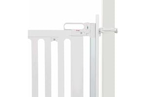 CHEEKY RASCALS LTD Fred Safety Universal Stair Post Fitting Kit, Pure White, Fit Any Stair Gate Against Stair Posts, Newel Posts and Balusters