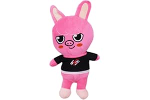 NESLOONP Stray Kuscheltier,Skz SKZ Plüsch Bbokari, Skz Stan Streuner Kinder Nette Plüsch Puppe, Weiches Tier Plüsch Spielzeug Gefülltes Kissen Kissen, Rosa Schwein Plüsch Spielzeug für Kinder Fans