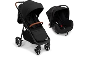 Baninni 2-en-1 Poussette Multi Stands avec Siège d’Auto Ditta Noir