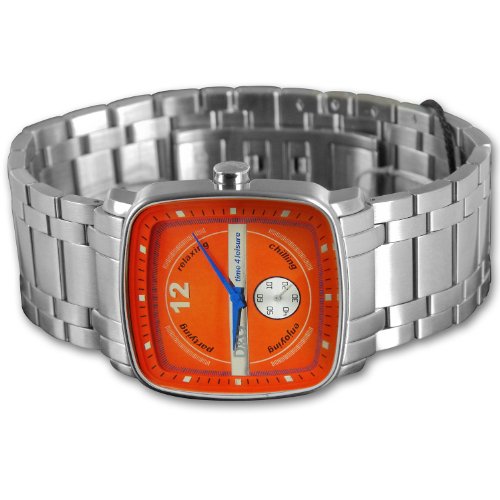 D&G Dolce&Gabbana Herren-Armbanduhr Analog Quarz Edelstahl DW0053