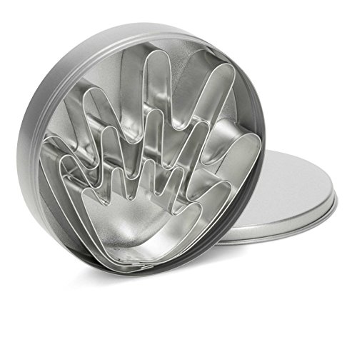 Patisse 10621 Ausstecher-Dose Hände 3-teilig