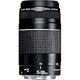 Canon Teleobjektiv EF 75-300mm F4.0-5.6 III für EOS (58mm Filtergewinde, Autofokus), schwarz