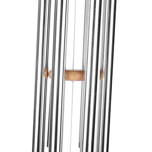 SOLEDI Wind Chimes Windspiel Klangspiel 6 Rohre Melody Dekoration Geschenk - 4