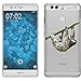 Produktbild PhoneNatic Case kompatibel mit Huawei P9 Plus Silikon-Hülle Vektor Tiere Faultier M6