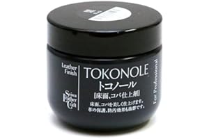Seiwa Tokonole Leder-Finish, Poliergummi, transparent, 120 g, Schwarz