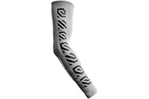 SKYPAD Wallhack Gaming Column Arm Sleeve | Gaming Setup Accessories Protective Sleeves for Arms | Compression Gamer Sleeves to Cover Arms | White | Small - Medium