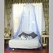 Netting Bed Canopy Round Mosquito Net (Blue) / Romance and Elegance Adder to Your Room and Skin Protector from Pesky Flying Insects