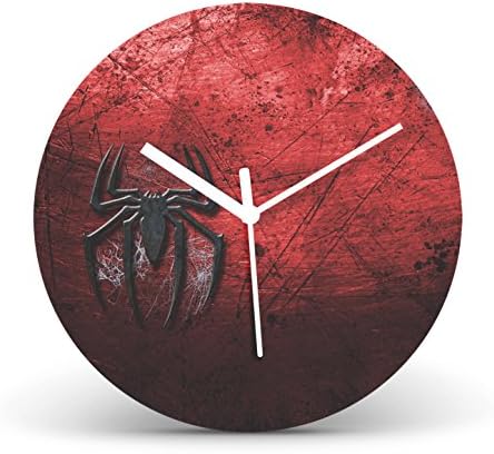 Spiderman Comics 12" LP Vinyl Record Wall Clock Gift Present Gaming Great for Living Rooms, Kitchens and Bedrooms