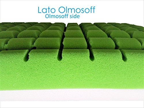 NEU Kissen, Kopfkissen VENIXSOFT Wolke, 70cm x 40cm x 13cm Dual-Use einer Seite Memory-Schaum und einer Seiten Olmosoff, mit atmungsaktivem Futter natürliche Viskose abnehmbar und waschbar, in Italien hergestellt, Made in Italy - 5