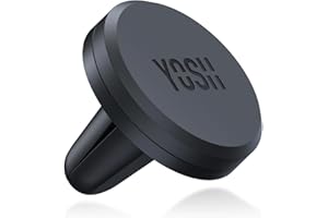 ‎YOSH YOSH Magnetyczny Uchwyt na Telefon Samochodowy z Wentylacją, Silny Magnes, Ultrakompaktowy, Obsługiwany Jedną Ręką, Uniwersalny do Smartfonów iPhone, Samsung, Huawei