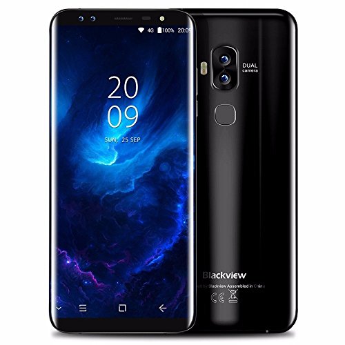 Blackview S8 - (18: 9-Verhältnis) 5,7 Zoll 4G Android 7.0 Smartphone, Octa-Core 4GB + 64GB, vier Kameras, dünner Körper mit 3180mAh Batterie - Schwarz reviews Blackview S8 - (18: 9-Verhältnis) 5,7 Zoll 4G Android 7.0 Smartphone, Octa-Core 4GB + 64GB, vier Kameras, dünner Körper mit 3180mAh Batterie - Schwarz