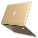 Produktbild iBenzer - Soft-Skin-Serie Kunststoffabdeckung des schweren Kastens für Macbook Air 13,3'' (A1466/A1369) NO CD-ROM, Gold MMA13GD