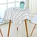 Produktbild GY&H Europäisches einfaches Tischtuch Tuch pastorale wasserdichte Tischplatte rechteckig Staubdichtes Couchtisch Tuch,white,130*180cm
