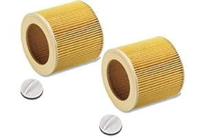 M&M SMARTEK Filtre à cartouche pour Karcher WD2 wd3 MV3 etc. comme 6.414-552.0 - 2pcs