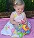 Soft pram toy - Musical flower with lady bird - Colourful baby toy