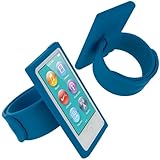 Baby Blue Armband Sport Gym Watchband Silicone Rubber Gel Soft Skin Case Cover for Apple iPod Nano 7th Generation 7G 7