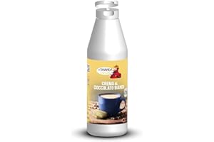 LA BEVANDA DEL RE La Bevanda Del Rè - Topping Cioccolato Bianco Ideale Per Torte, Caffè, Crepes, Pan Cake, 200GR