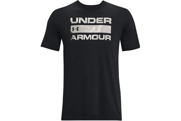 Under Armour UA TEAM ISSUE WORDMARK, T-Shirt Homme, Halo Gray / Blue Circuit, XS