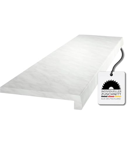 Kunststoff Fensterbank Marmor PVC Inkl. Endkappen, Tiefe: 200 Mm X Laenge 1100 Mm